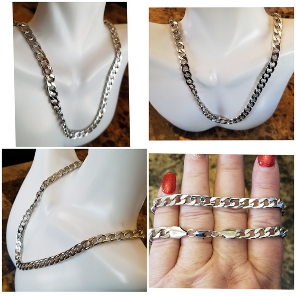 Stainless Steel Chain Necklace 24" long - Picture 3 of 3